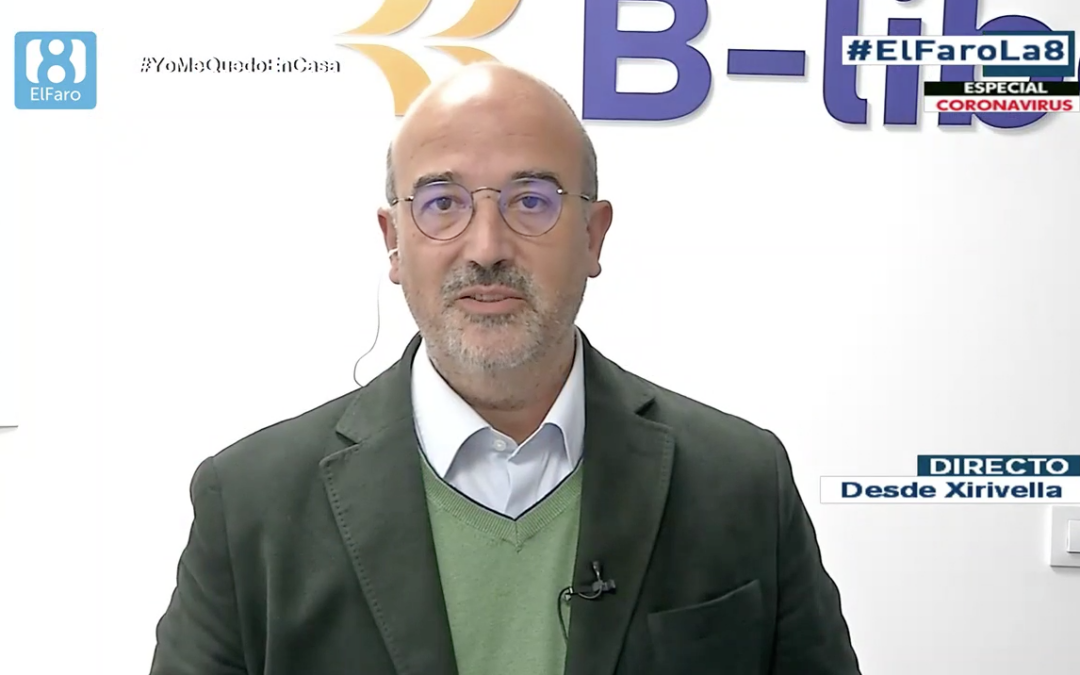 Fernando Gómez CEO de B-libe es entrevistado en el programa ‘EL FARO’ de 8mediterraneo